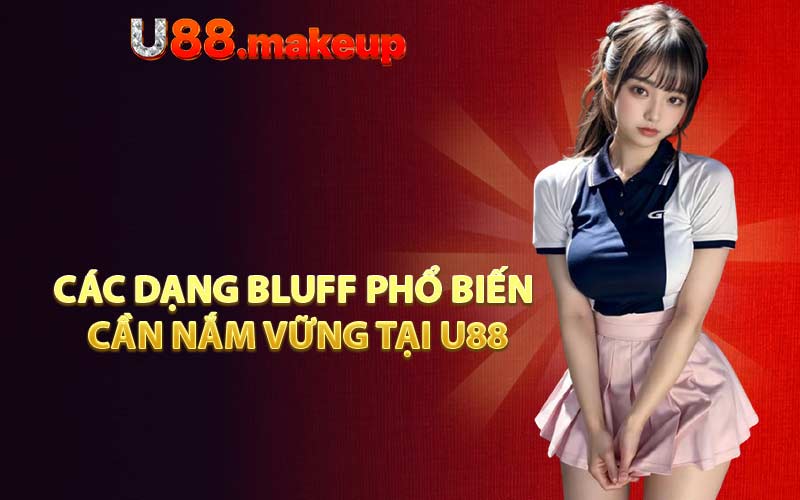 Các dạng Bluff phổ biến cần nắm vững tại U88